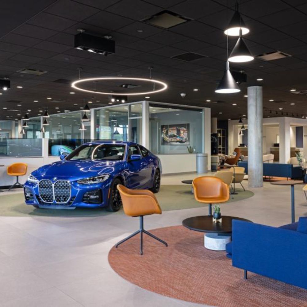 vehicle interior (for an auto dealership)